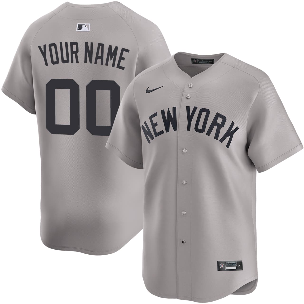 Men's New York Yankees NIKE® Personalized Road Limited Jersey