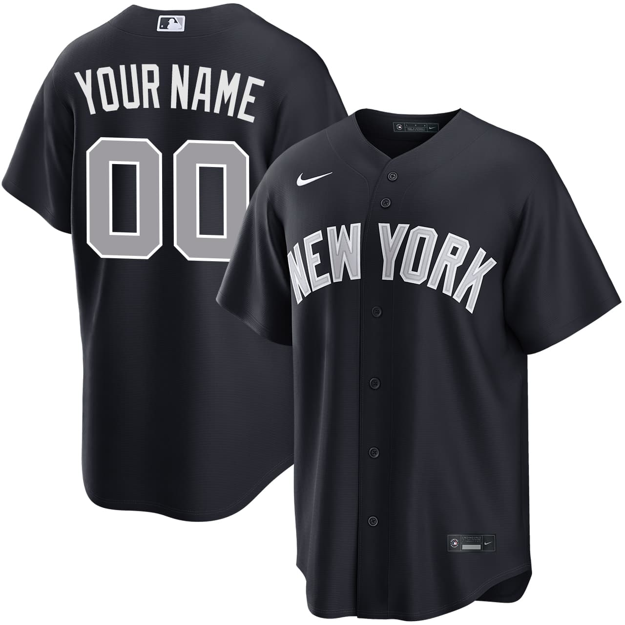 Men's New York Yankees NIKE® Personalized Alternate Road Jersey