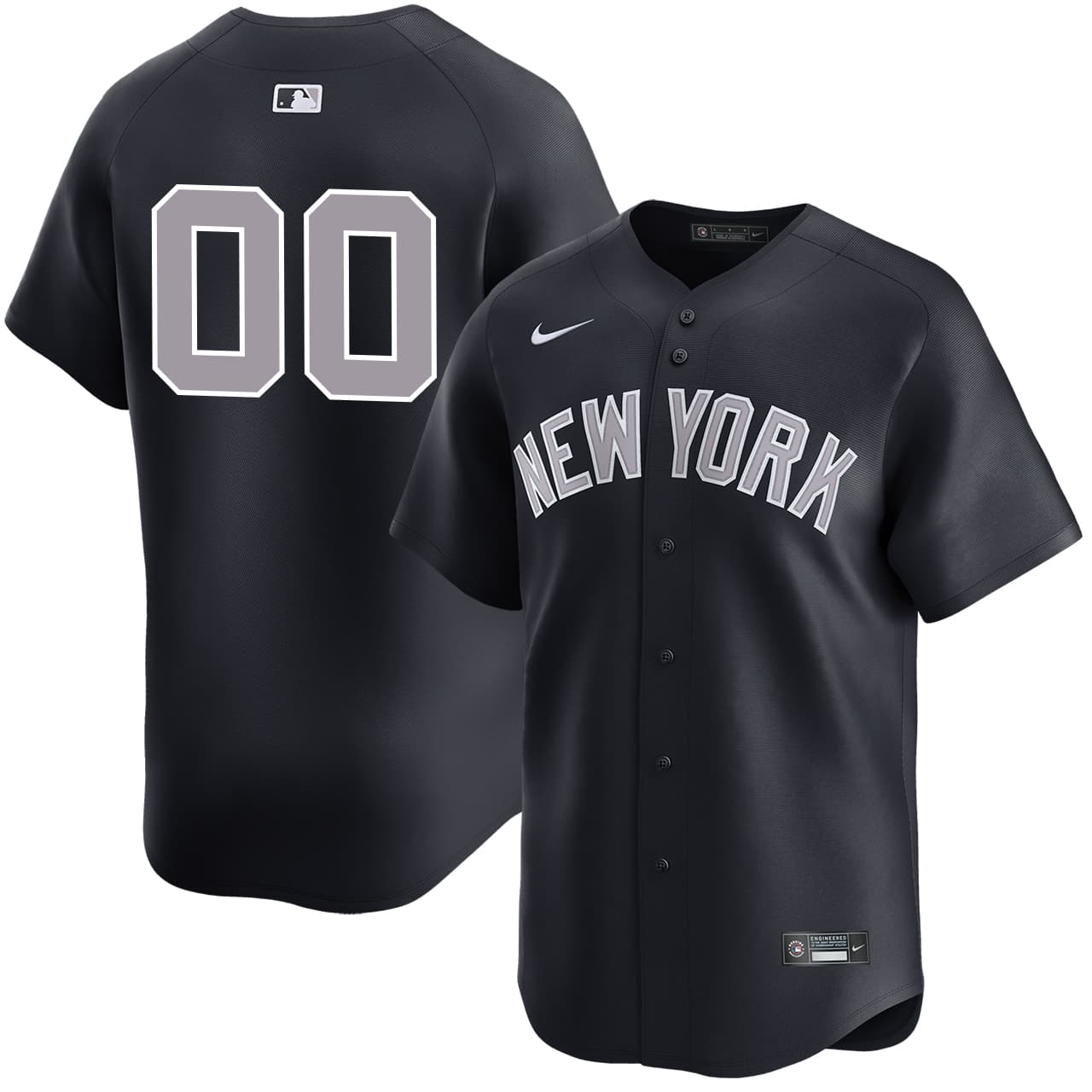 Men's New York Yankees NIKE® Personalized Alternate Road Limited Player Jersey